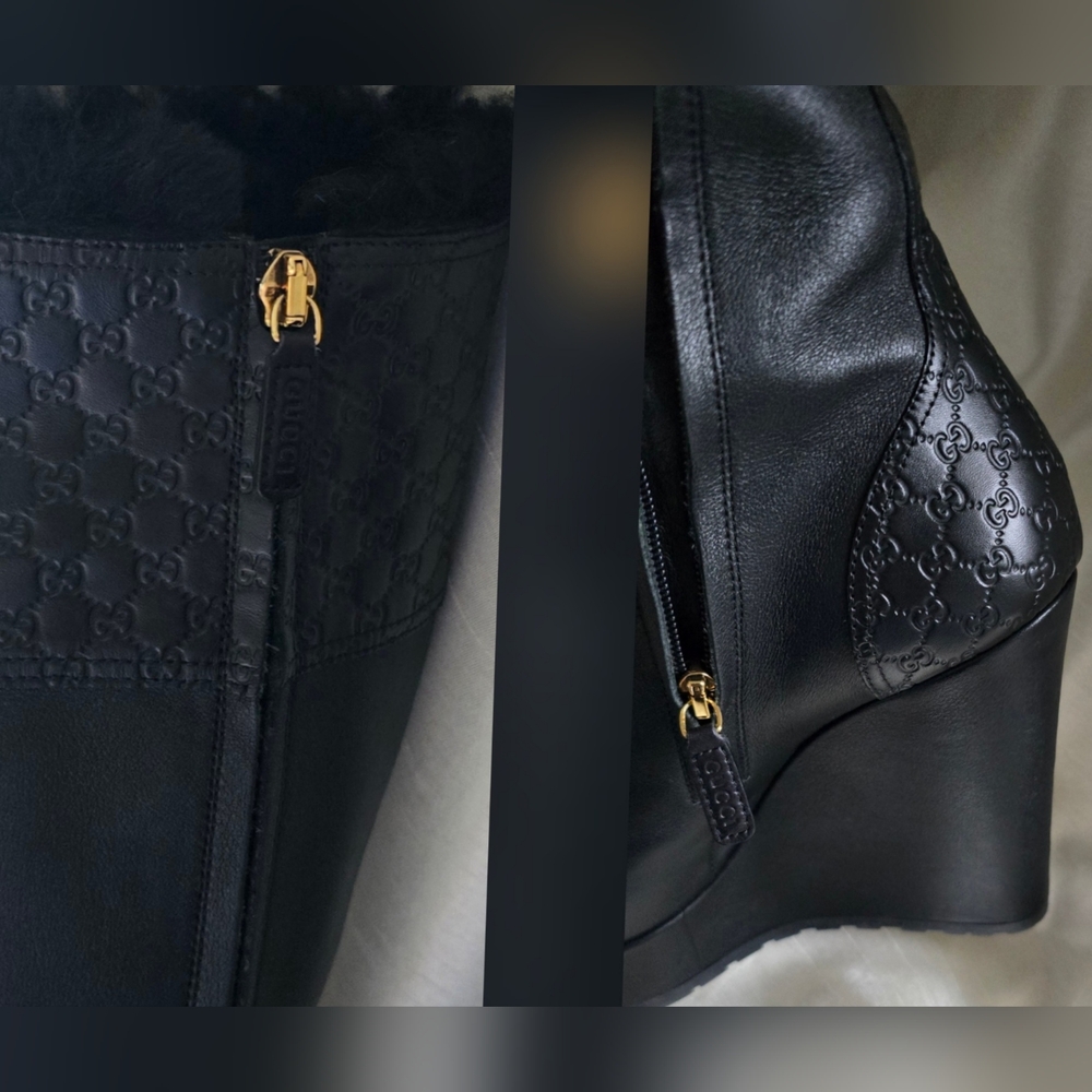 Gucci Knee-high Boots GG iconic Logo - Picture 9 of 15